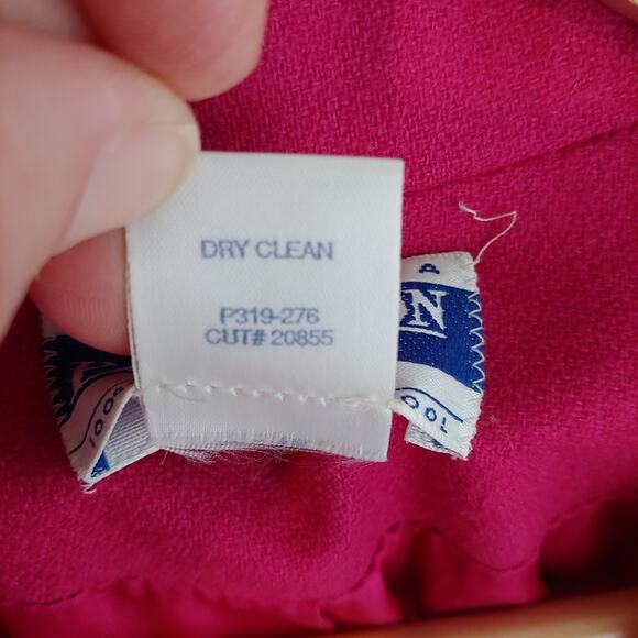 Pendleton Vintage Pink Wool Blazer, 80s/90spoik - Picture 5 of 7